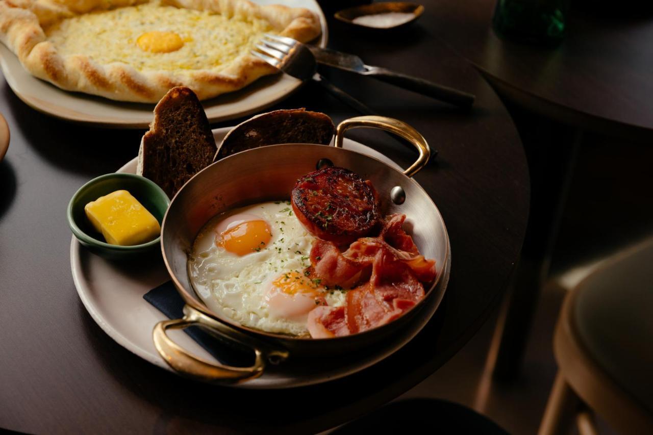 Hotel Qt Auckland Exteriér fotografie A traditional English breakfast